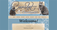 Desktop Screenshot of chartreuxcats.net